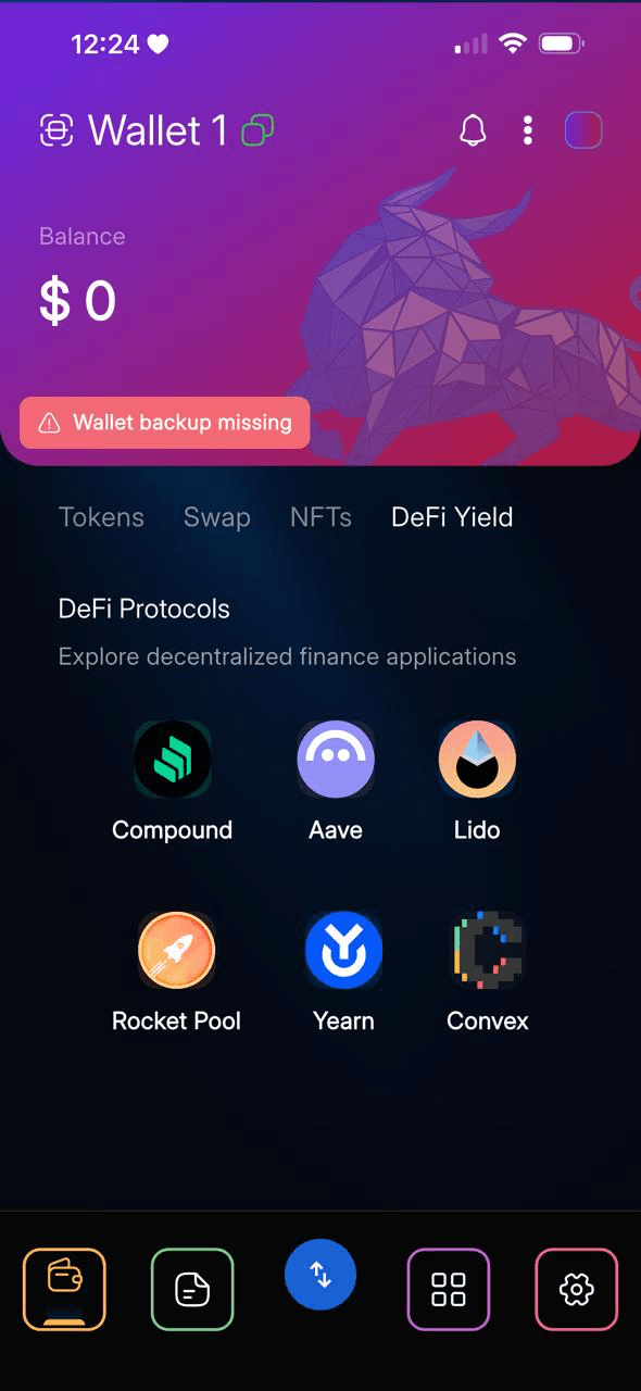 DApp browser & connection